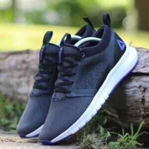 Reebok Athlux Shatr Women's Running Shoes Black/Ash/Grey Size 8.5